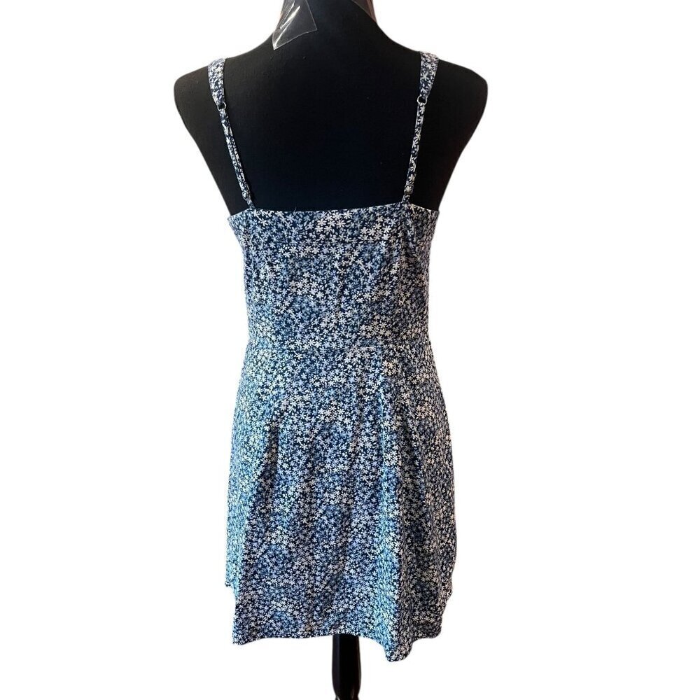 Abercrombie & Fitch Floral Mini Dress Women Small Sweetheart Neckline y2k resort - Picture 8 of 9